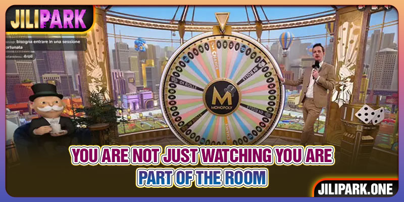 You are not just watching you are part of the room – Monopoly Live JILIPARK